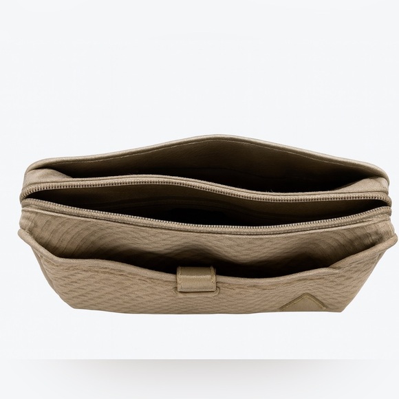 Liz Claiborne Classic Tan Purse Shoulder Bag – Retro 1980s Style - Picture 3 of 3